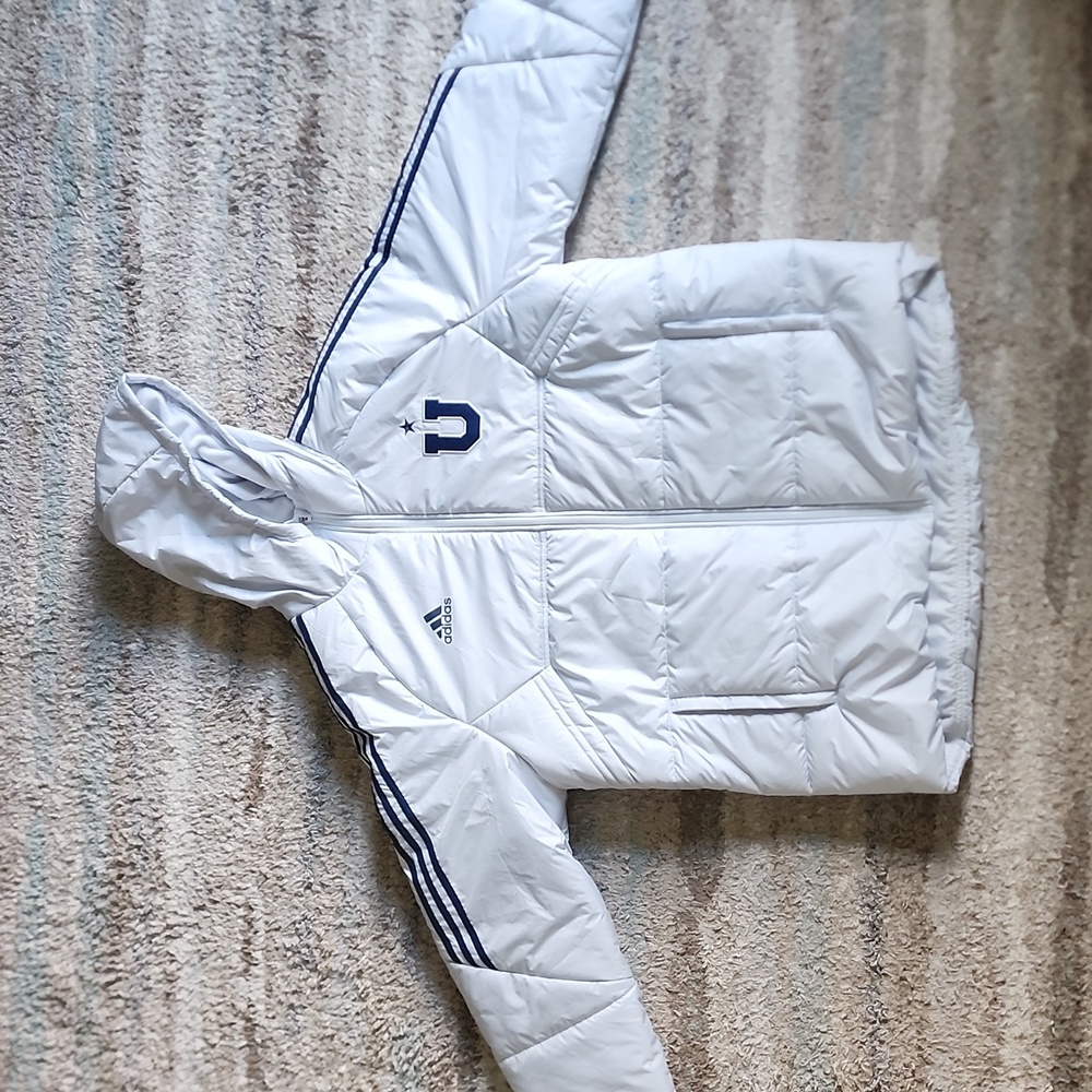 Adidas Universidad de Chile White Winter Coat - Size Mens XL